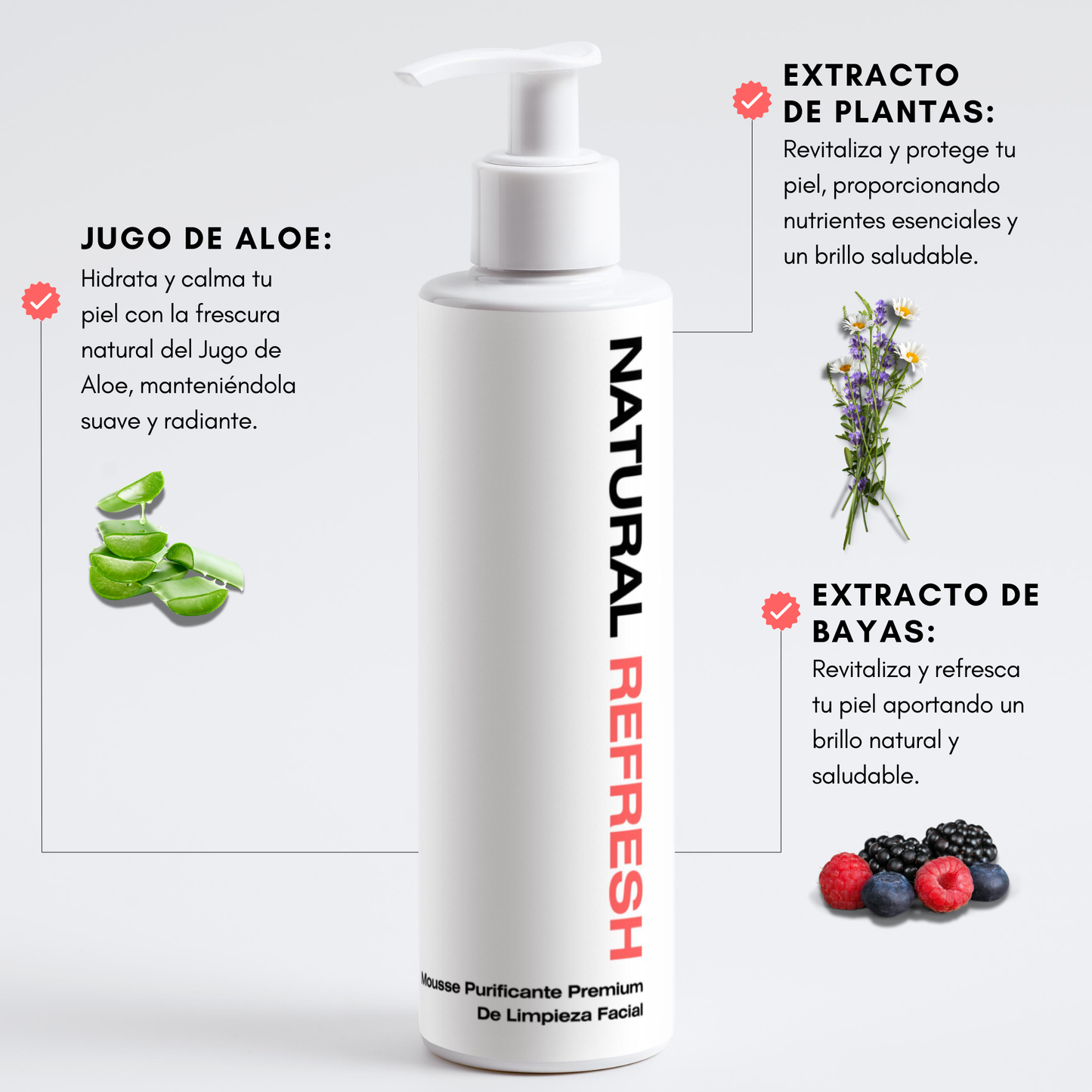 Mousse Purificante Premium De Limpieza Facial